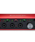 Front view of Scarlett 18i8 3rd Gen USB Audio Interface for Recording Producing and Engineering with Four Mic Preamps