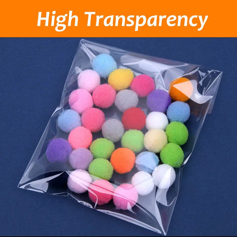 200 Pack Of Freakin Tough Clear Cellophane Cookie Bags Resealable Treat Sacks Heavy Duty Self Sealing Film For Fresh Bakery Goods And Sweet Party Wrapping