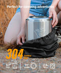 Person packing Tabletop Fire Pit With Low Smoke Design For Outdoors And Patio Burns Pellets Or Wood Portable Stove