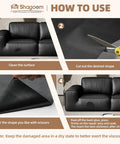 Top Shelf Leather And Vinyl Repair Kit Featuring Large Patches For Couches And Upholstery Sets, step-by-step usage guide.