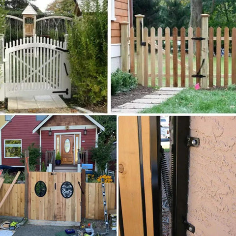 13 Inch Self Closing Gate Spring Hardware For Wooden And Vinyl Fences With Adjustable Tension Tool Heavy Duty Steel