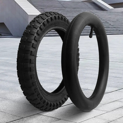 12 Inch Bicycle Tire And Inner Tube Set With Puncture Resistant Outer Tire And AV Valve For Bikes Scooters And Electric Skateboards