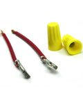 279457 Dryer Heating Element Connecting Wire Replacement Kit with 3 inch wires, spade connectors, and wire nuts