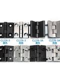 Heavy Duty Built to Last Zinc Alloy Hinge for Electrical Cabinets Black Folding Cabinet Door 1 Piece CL2263A Model, black finish