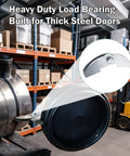 Heavy Duty Eight Inch By Two And A Quarter Inch BBQ Smoker Hinges Weld On Steel Door Hinges for firebox installation in warehouse