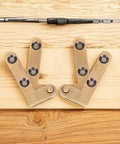 Heavy Duty Hidden Door Pivot Hinges Bronze Self Closing for Bookcase and Window Doors Home Use Quiet Vertical Pivot Hardware 2 Pack Invisible Secret Door Fittings
