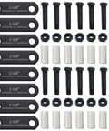 Trailer Shackle Kit For Double Eye Leaf Spring Tandem Axles Two And Five Eighths Inch Straps With Eight Shackles Fourteen Nylon Bushings
