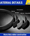 Club Car DS Precedent Drive Belt And Starter Generator Belt Kit For Golf Cart 1997 Up And Precedent 2004 Up FE290 FE350 belts material