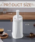 Premium Water Filter Replacement For Breville Espresso Machines Barista Touch BES880 Oracle Touch BES990 with size dimensions
