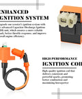Ignition Coil Kit With 6 Pin AC CDI Box Spark Plug And Oil Filter For 50cc 125cc 150cc 4 Stroke Scooters ATVs Go Karts