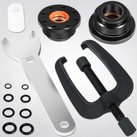 Front Mount Hydraulic Steering Cylinder Seals Kit With Pin Wrench HS5157 for Seastar HC5345 components display