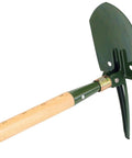 Folding Survival Shovel With Wooden Handle Heavy Duty Carbon Steel Entrenching Tool For Camping Off Road Beach And All Terrain Digging Classic Model