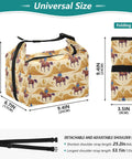 Insulated Lunch Bag For Work And Travel, Leakproof Reusable Lunch Tote With High Capacity, Cowboy Desert Theme Lunch Box