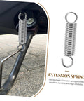 Top Tier 10-Piece Stainless Steel Extension Springs Kit Delivers Killer Strength For DIY Gear, Electric Vehicles And Heavy Machinery With Easy Swap Performance. stainless steel extension spring on vehicle stand