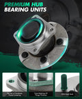 Close-up of 2 x Wheel Hub And Bearing Assembly Rear Fits 2003-2008 Pontiac Vibe FWD Toyota Matrix Corolla Celica No ABS