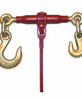 Heavy Duty 5/8 Inch Slip Hook Ratchet Binder For 3/8 To 1/2 Inch Tie Downs, 12,000 Lb Working Load, Weather Resistant Forged Steel Construction