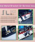 Complete Internal Screw Set And Full Metal Bracket Kit For 13 Pro Repair Pro Grade Includes Bottom Plate Screws Small Screw Parts And Repair Tools Screwdriver For Models A2636 A2638 A2639 A2640 A2483, showing screw and bracket repair process.