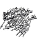 Upgrade Your Plasma Cutting Game With These Heavy Duty Extended Long Tip Electrodes And Nozzles For 40A PT31 LG40 Machines Red copper electrodes and nozzles.