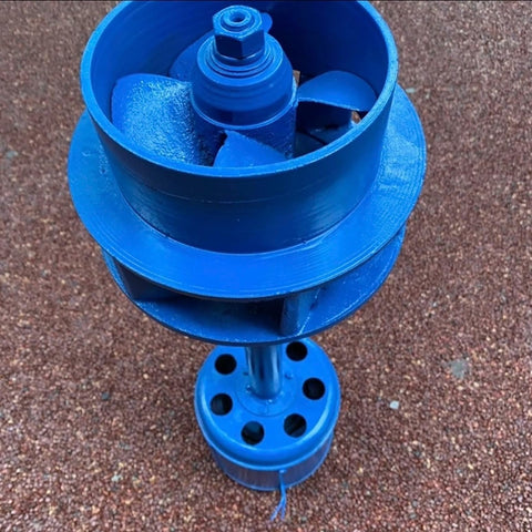 High Power Micro Hydro Generator Turbine For Home Use Axial Flow Water Turbine 1500W Copper Core Low Head Hydroelectric Generator Renewable Energy For Household Power Power Up Your Home