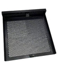 Top Cover for M720Q M920Q M920X M75Q P330 Mini PC Case with DIY Cooling Holes, black plastic panel shown from top angle.