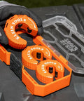 Ultra-Compact Copper Tubing Pipe Cutter Set With 1/2, 3/4, And 1-Inch Cutters In A MODbox Case, shown in orange case