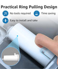 Close-up of Opal Nugget Ice Maker Filter 4 Pack Replacement For GE Opal Ice Makers with easy ring-pull design installation