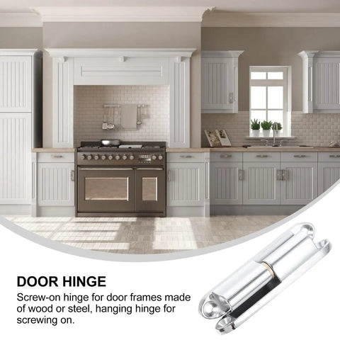 Modern kitchen with Heavy Duty Screw On Door Hinges For Internal Cabinets And Electrical Control Boxes Zinc Alloy Metal Hinge Set 2 Pack