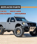 Pickup truck compatible with Gear Shift Bushing Repair Kit For Nissan Armada Frontier Pathfinder Titan Xterra QX56 QX80 Suzuki Equator