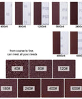 Hustle With 200pcs Sanding Papers For Mini Handle Sander Detail Sanders, Assorted Grits For woodworking plaster and stain clearing small projects.