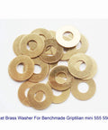 Griptilian Mini Brass Washer Replacement Set For Pivot Pins 0.4x12x5.2 Mm EDC Folding Knife Gear Cushion Pad Ring