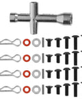 Heavy Duty RC Car Screw Kit With 240 Pieces Including Hex Screws And Bolts Durable Iron And Plastic Tools DIY Ready Kit Image
