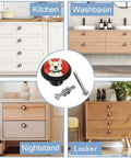 Image featuring Level Up Your Home Decor With Legit Sparkling Crystal Cabinet Knobs And Glass Drawer Pulls on various furniture.