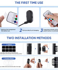 Setup guide for Upgraded 4 LED Wireless Strobe Lights With Remote Dope 8 Color Modes Type C Rechargeable Anti Collision Warning Lamp