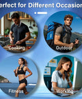 Wearable Neck Fan With Support And 5 Speeds Ultra Lightweight Personal Cooler Blows Cold Air Rechargeable USB C For Various Activities