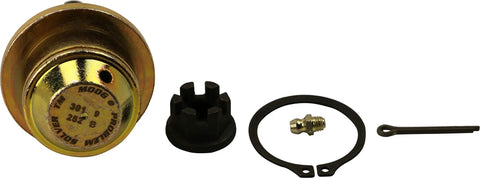 K500007 Front Lower Suspension Ball Joint For Chevrolet Silverado 1500 And Compatible Chevy SUVs Beefed Up Replacement For Escalade Avalanche Suburban With Precise Fit And Smooth Steering, gold metal ball joint kit with boot, clip, and grease fitting