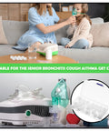 Must Have Pro Grade 20 Pack Replacement Air Filter Sponges For Compressors Foam Filter shown with nebulizer setup