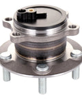 Plug-And-Play Rear Wheel Bearing And Hub Assembly For 2014-2016 Mazda 3 And Mazda 3 Sport With 5 Lugs And ABS, Exact Fit, Pre-Greased