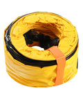25 Ft PVC Flexible Ducting For Exhaust Fans 8 Inch Ultra Flexible Flame Retardant Vent Hose With Carbon Wire Spring coiled