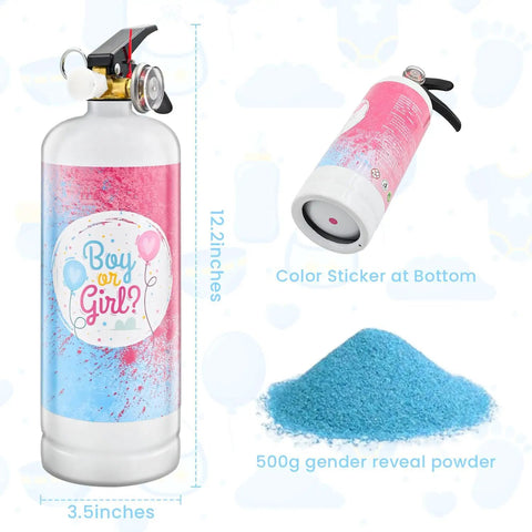 Total Game Changer Giant Gender Reveal Extinguisher 2 Pack Blue Pink Smoke Powder For Next Level Baby Shower Party Decor Non Toxic Biodegradable Safe Announcement