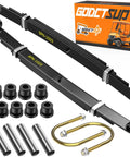 Built To Last Rear Leaf Spring Swap Kit For Club Car Precedent Golf Carts Gas Electric Models From Twenty Oh Four Plus includes steel springs and bushings.