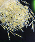 100 Pack Ultra Pro Grade Slim 3Mm Fluorescent Glow Light Sticks for Night Fishing Floats Corks and Terminal Tackle Accessories
