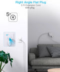 Power Strip Surge Protector With Eight Outlets And Four USB Ports Including Two USB C To Charge All Your Gadgets At Home Or In The Office Flat Plug Wall Mount Desk Station With A 5 Ft Braided Cord ETL shown in living room setup
