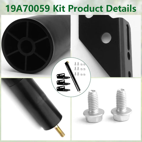 Pro Grade Lawn Striping Kit For 50-60 Inch Zero Turn Mowers That Delivers Crisp Lawn Stripes Replaces 19A70059 Kit Parts