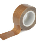 PTFE Teflon Tape For Heat Sealers High Temp Nonstick Sealing Strip 1 Inch By 33 Ft 0.18mm Thick Replacement Tape