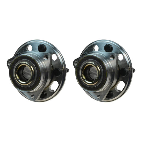 Two Piece Wheel Bearing And Hub Assembly Set For 2010-2017 Equinox, 2014-2017 Impala, metal construction, side view