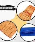 Close-up of orange strap and blue tool from Heavy Duty Car Dent Repair Kit With Lifter And Expander Set For Doors Hoods And Trunk Panels