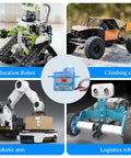Ultra Lightweight Micro Digital Servo GH S37D Coreless Motor For RC Aircraft And Drones displayed with various robotics applications