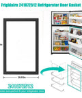 Upgraded 241872512 Refrigerator Door Gasket Replacement For A Tight Seal Fits Fridge Door Seal Replaces 240514612 240542112 240542124 5304439526 Kenmore Freezer Gasket EPDM Rubber High Temp Welded 1600 Fahrenheit shown in packaging and installed on fridge