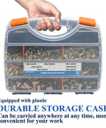 Rivet Nut Kit Set With 860 Pieces Featuring SAE UNC Rivet Nuts Assortment in a durable plastic storage case