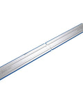 Pro Level Circular Saw Track Extension Adds 50 Inches Slick Guide Rail for precise clean cuts in lightweight aluminum.